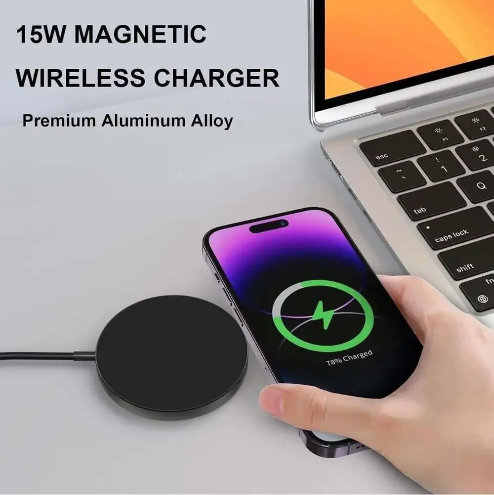 3-in-1 Magnetic Wireless Charger 15W Max Fast Charging Pad Model C21